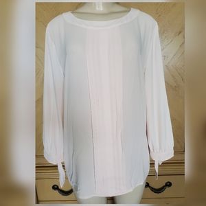 KARL LAGERFELD PARIS BLOUSE LONG SLEEVE beigeLarge